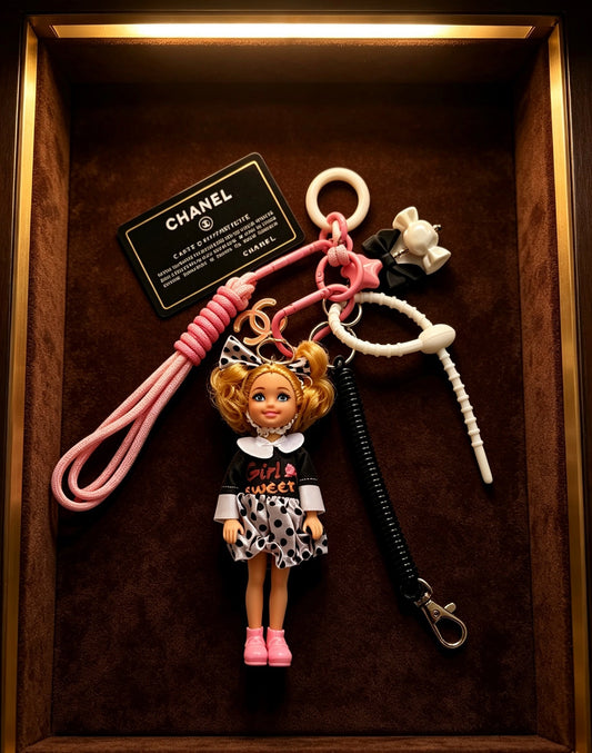 Chanel Vintage-Finish Keychain
