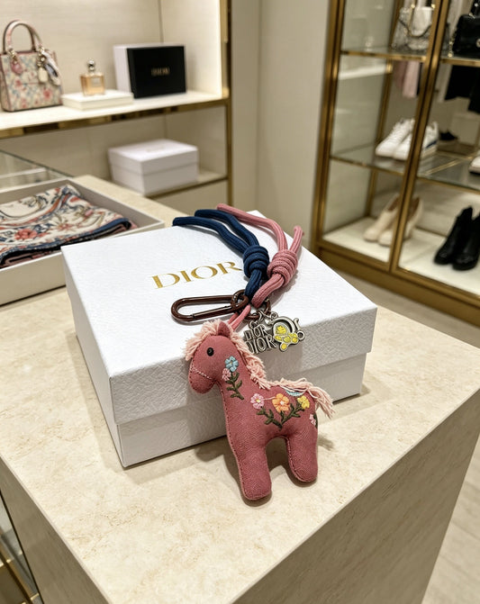 Dior Vintage-Finish Keychain