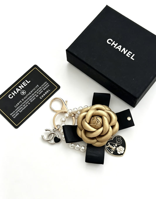 Chanel Vintage-Finish Keychain