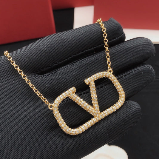 Valentino Brass Necklace