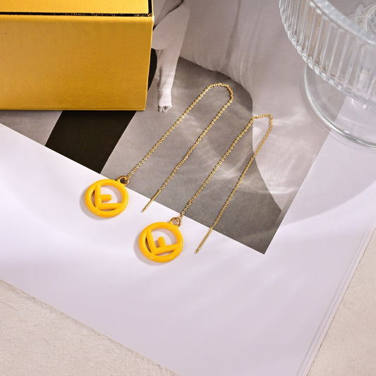 Fendi Logo Earrings