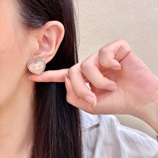 Chanel Logo Earrings