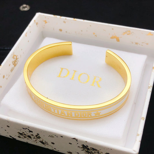 Dior Black Brass Bracelet