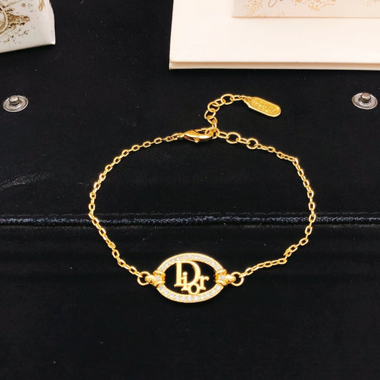 Dior Brass Round Bracelet