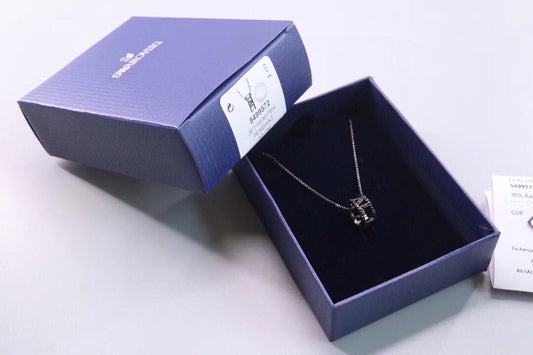 Swarovski Black Crystal Necklace