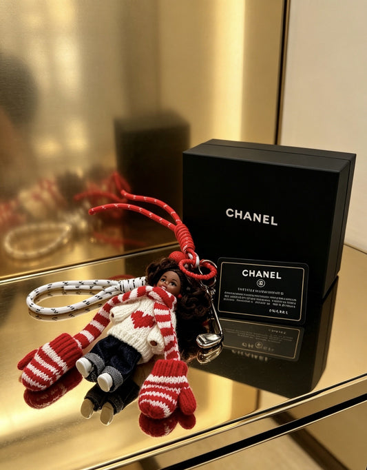 Chanel Vintage-Finish Keychain