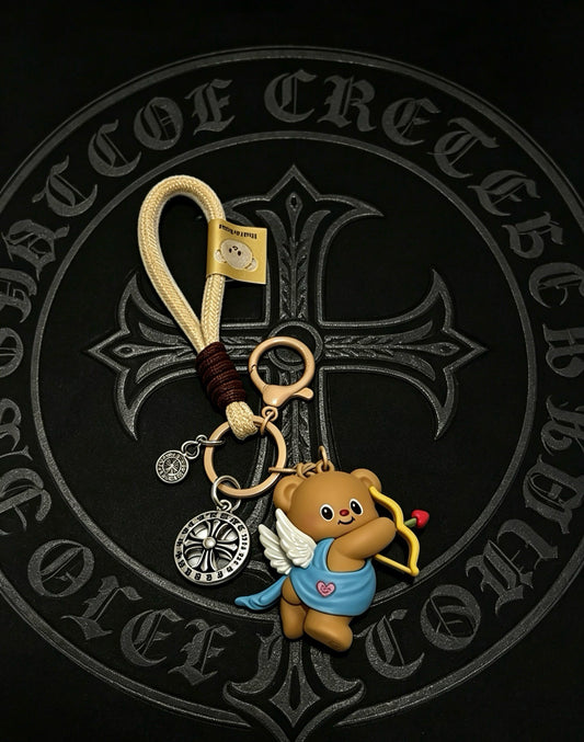 Chrome Hearts Vintage-Finish Keychain