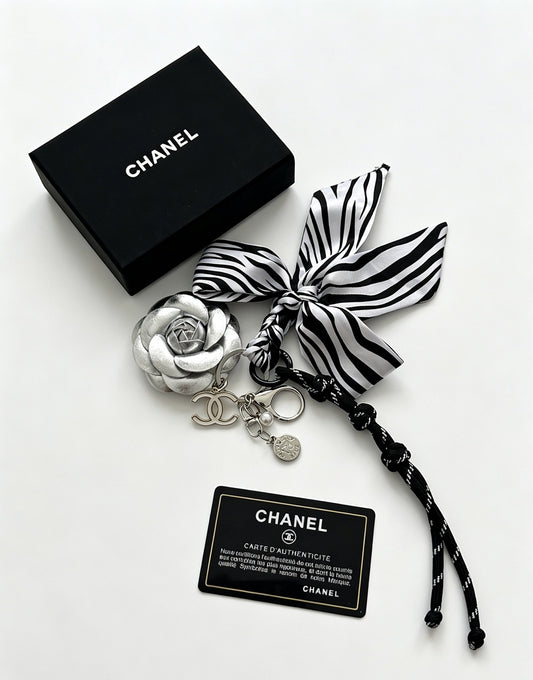 Chanel Vintage-Finish Keychain
