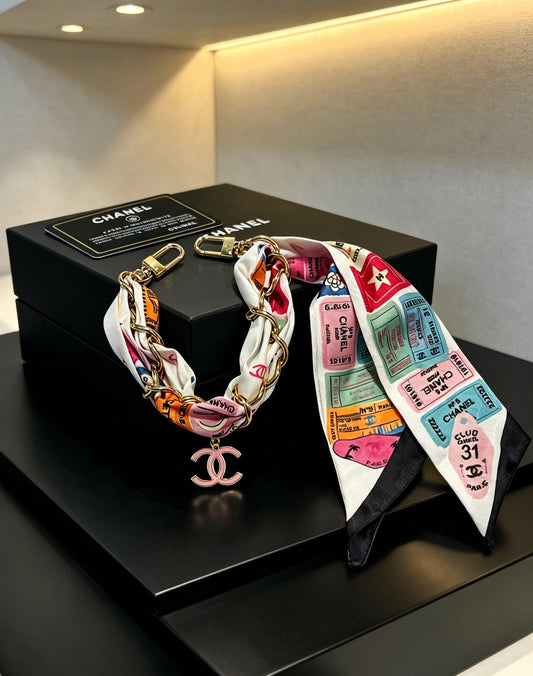 Chanel Vintage-Finish Keychain