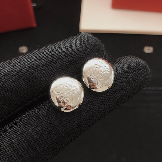 Loewe Brass Round Earrings