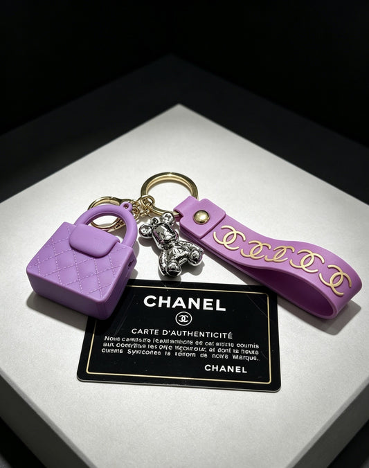 Chanel Vintage-Finish Keychain