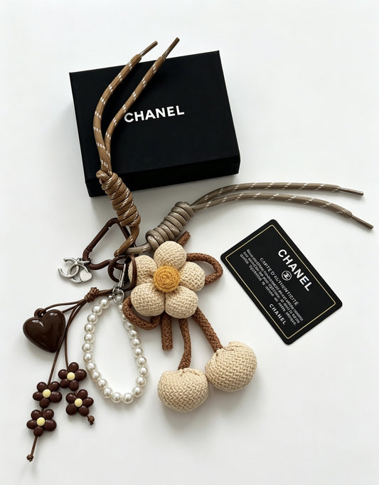 Chanel Vintage-Finish Keychain
