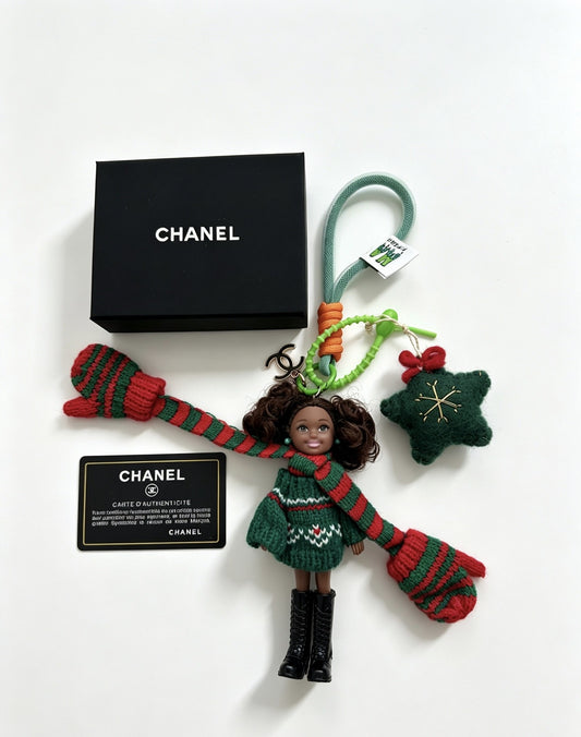 Chanel Vintage-Finish Keychain