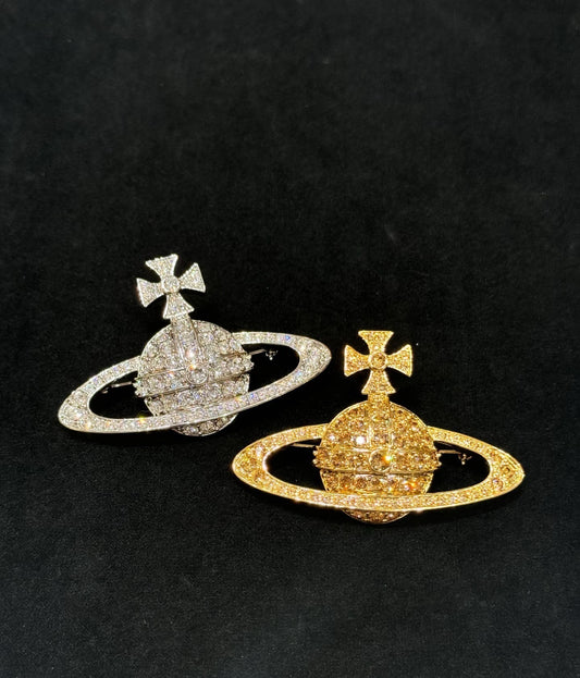 Vivienne Westwood Logo Brooch