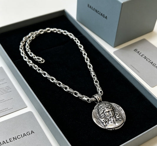 Balenciaga Vintage-Finish Necklace