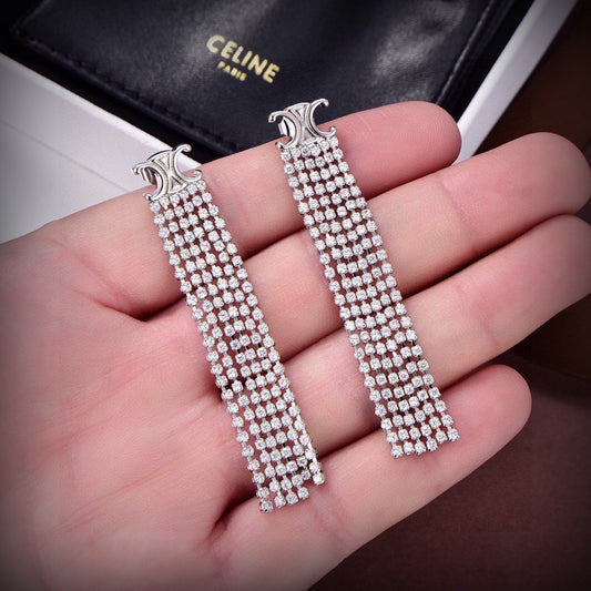 Celine Brass Earrings