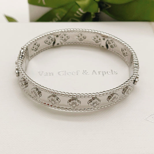 Van Cleef & Arpels Silver Brass Bracelet