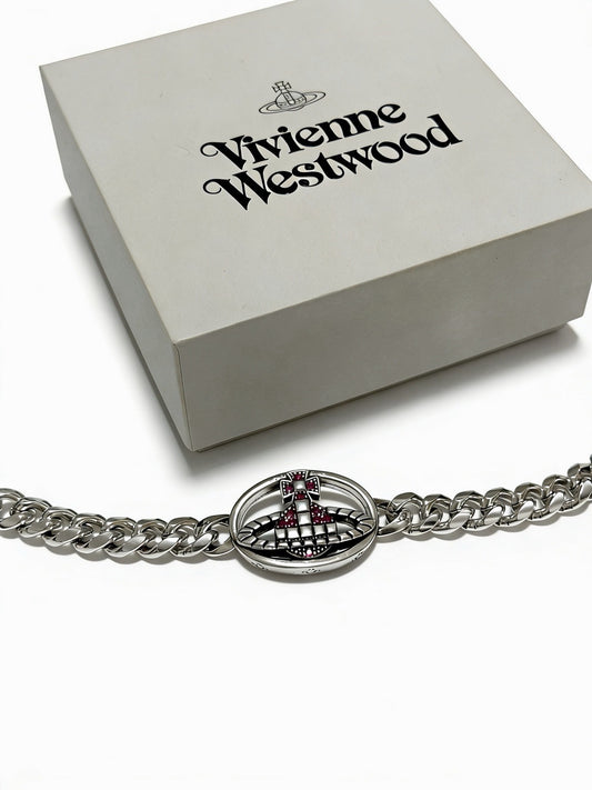 Vivienne Westwood Sterling Silver Vintage-Finish Bracelet
