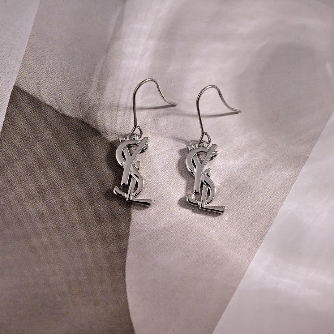Saint Laurent Brass Earrings