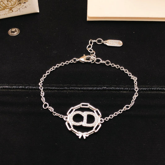 Dior Brass Round Bracelet
