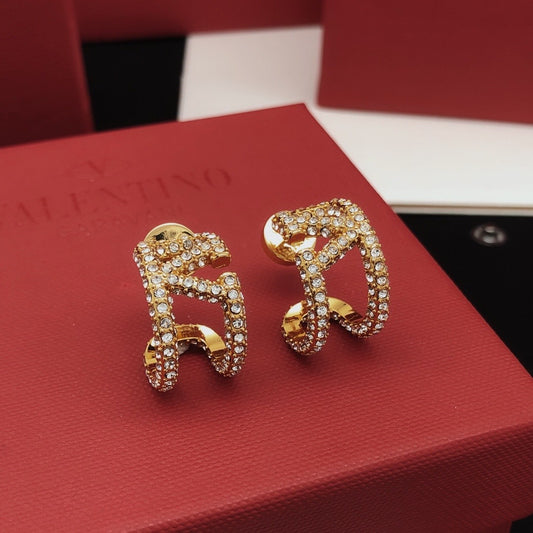 Valentino Brass Earrings