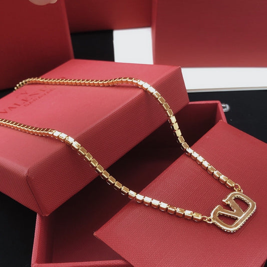 Valentino Brass Necklace
