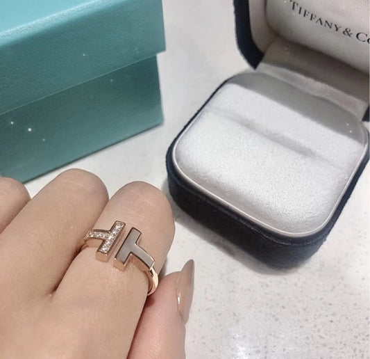 Tiffany & Co. Silver Brass Ring