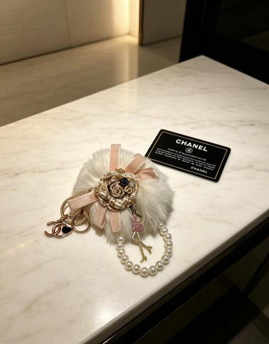 Chanel Vintage-Finish Keychain