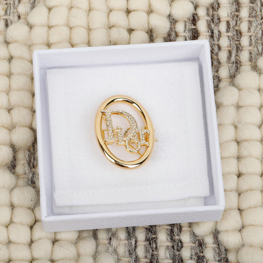 Dior Crystal Brooch