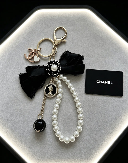 Chanel Vintage-Finish Keychain