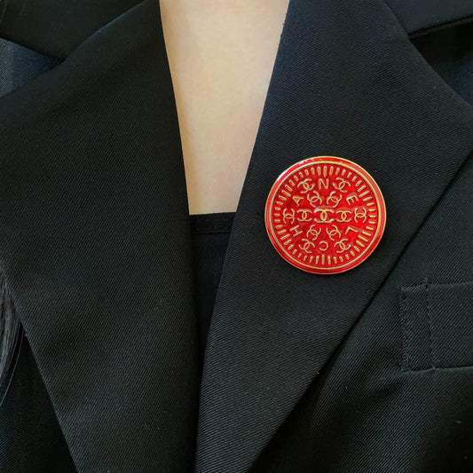 Chanel Logo Brooch