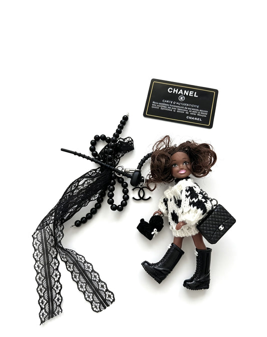 Chanel Vintage-Finish Keychain