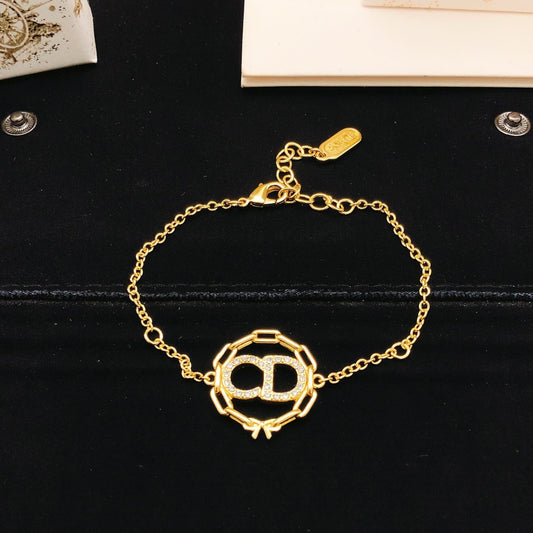 Dior Brass Round Bracelet