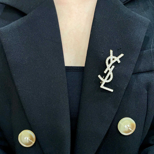 Saint Laurent Brooch