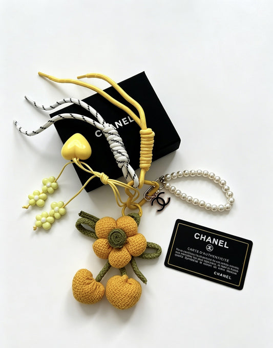 Chanel Vintage-Finish Keychain