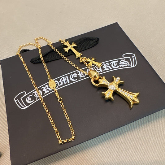 Chrome Hearts Gold Necklace