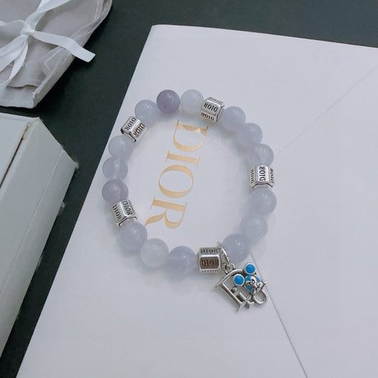 Dior Sterling Silver Vintage-Finish Bracelet