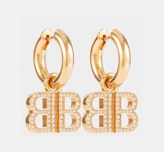 Balenciaga Brass Earrings