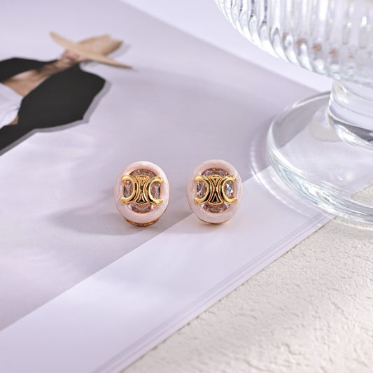 Celine Brass Earrings