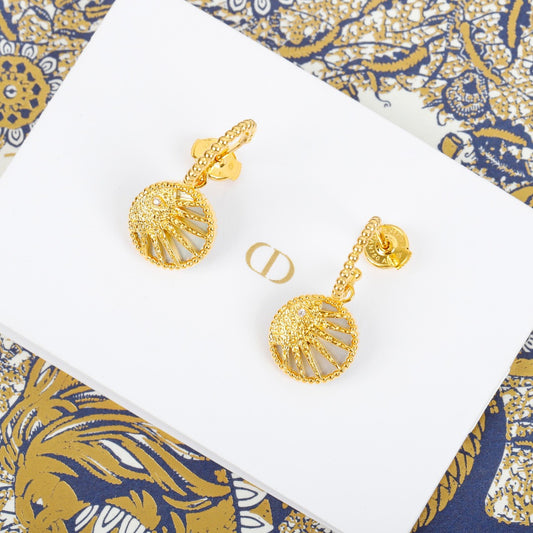 Dior Black Pearl Earrings