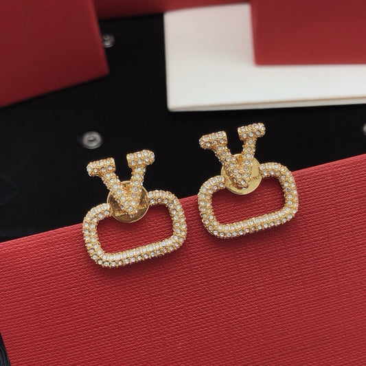 Valentino Logo Earrings