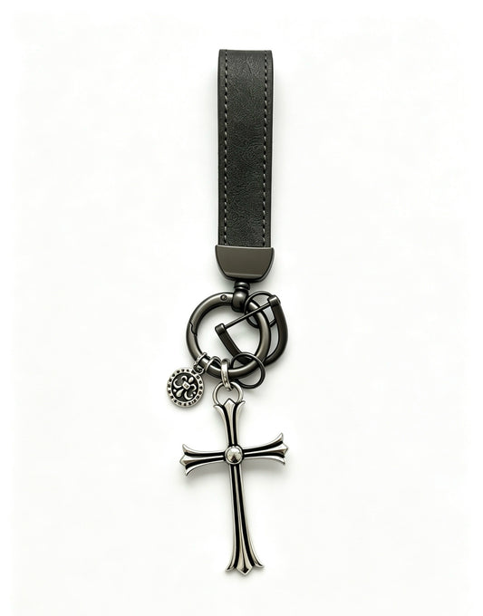 Chrome Hearts Vintage-Finish Keychain