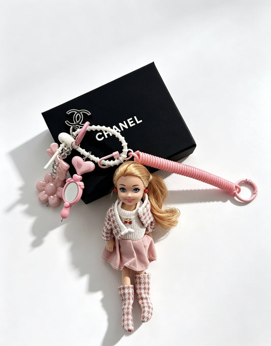 Chanel Vintage-Finish Keychain