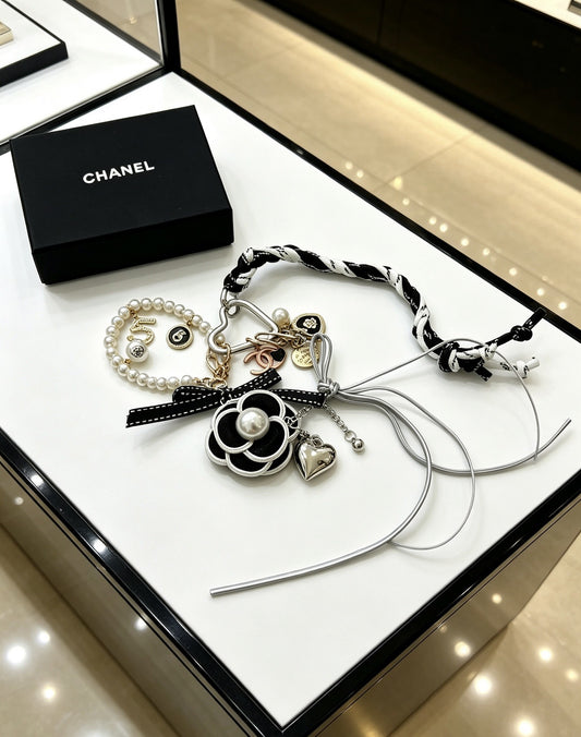 Chanel Vintage-Finish Keychain
