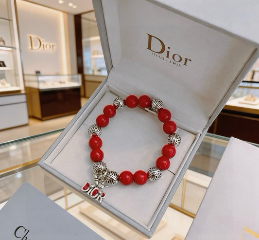 Dior Sterling Silver Vintage-Finish Bracelet