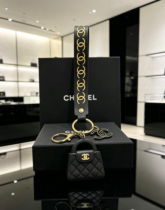 Chanel Vintage-Finish Keychain