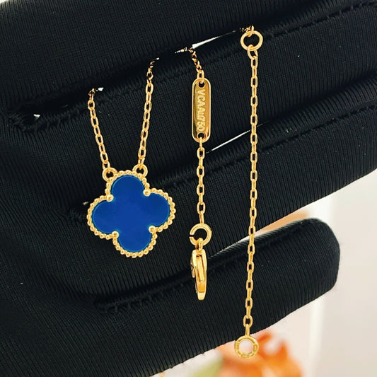 Van Cleef & Arpels Brass Clover Necklace