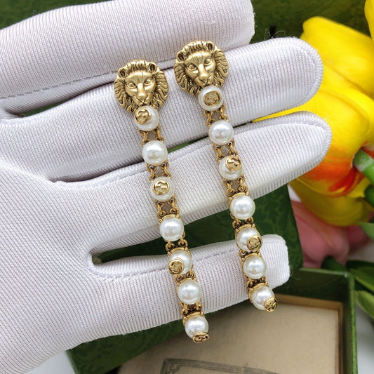 Gucci Vintage-Finish Earrings