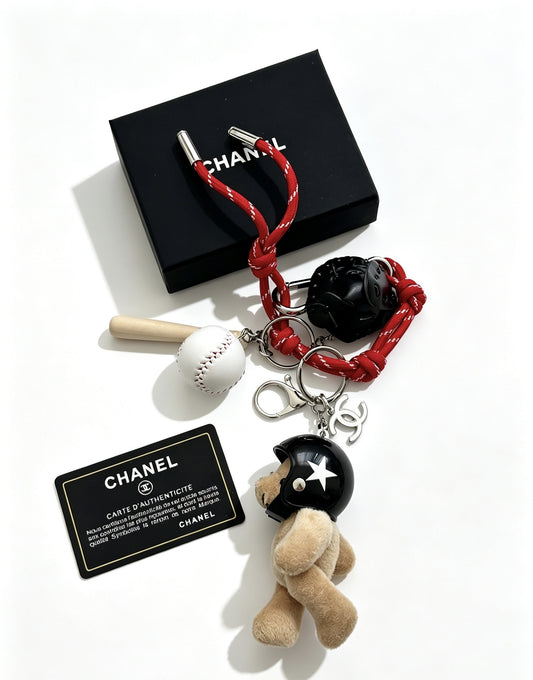 Chanel Vintage-Finish Keychain
