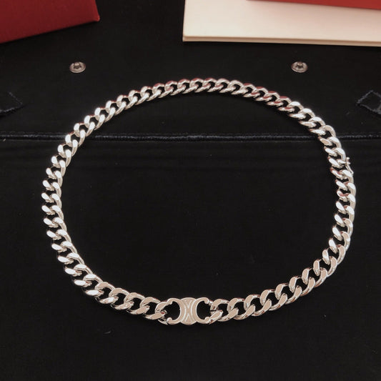 Celine Silver Brass Necklace